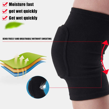 2pcs Sports Compression Knee Pads Elastic Knee Protector